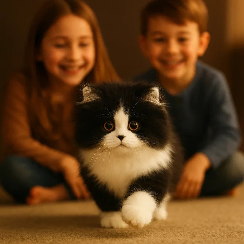 Comfort Companion | Realistic Plush Cat with Soft Texture | Ideal for Relaxation and Support 0