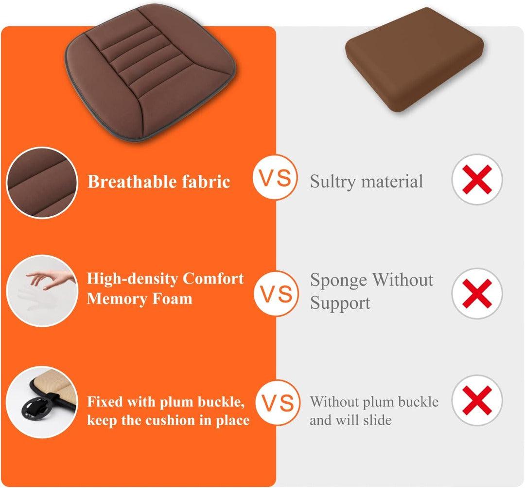 Comfort Cushion | Memory Foam Car Seat Cushion with Ergonomic Design | Ultimate Support for Pain-Free Driving 6