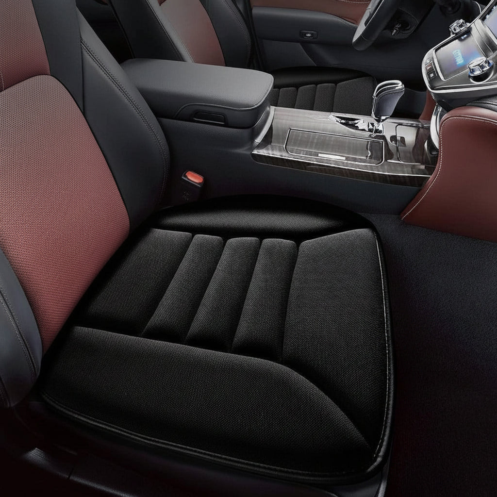 Comfort Cushion | Memory Foam Car Seat Pad with Breathable Fabric | Non-Slip Design for Enhanced Comfort 0