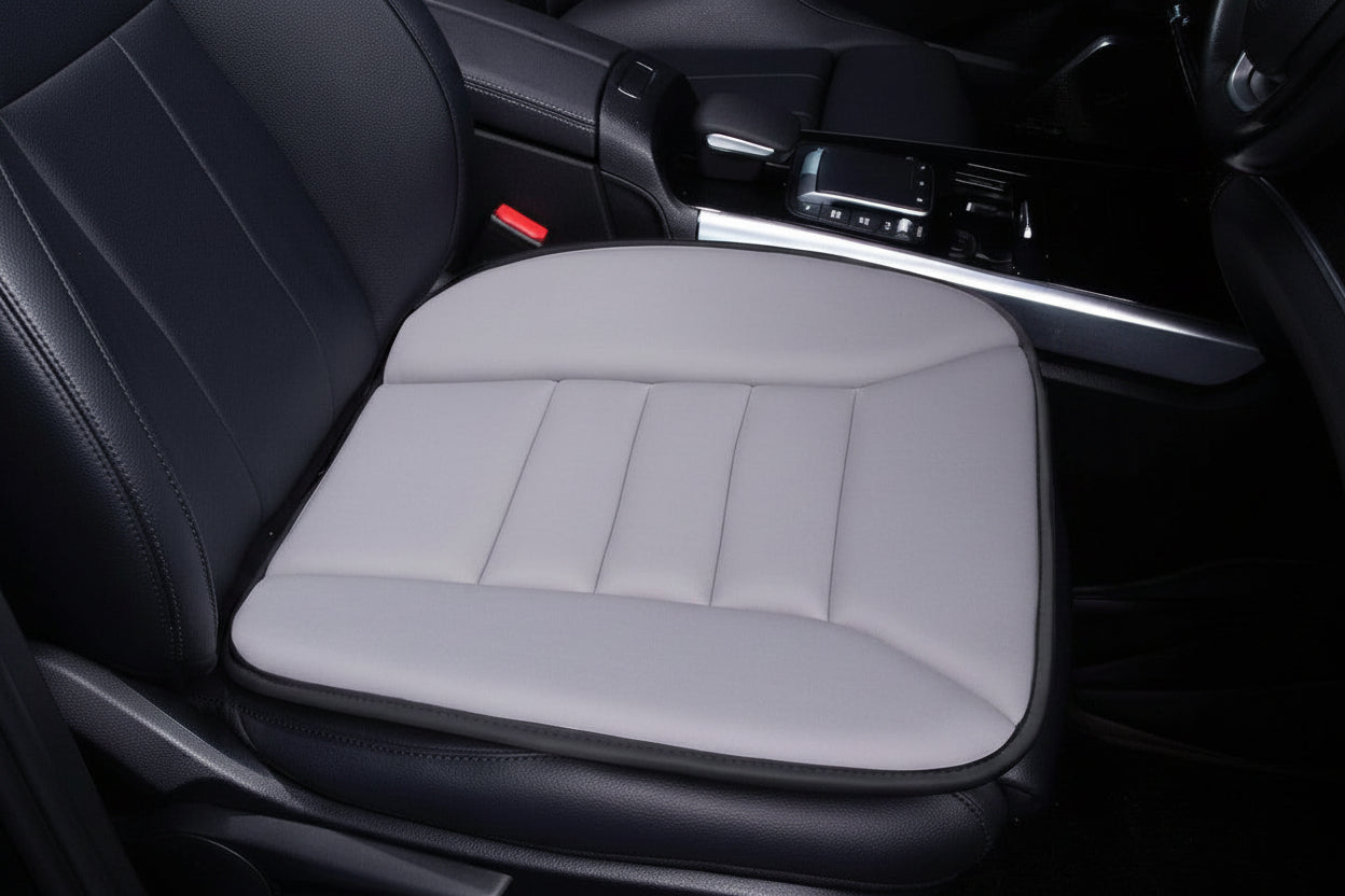 Comfort Cushion | Memory Foam Car Seat Pad with Breathable Fabric | Non-Slip Design for Enhanced Comfort 9