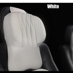 Comfort Drive | Ergonomic Memory Foam Neck Pillow with Soft Leather Cover | Universal Fit for Relaxed Travel 3