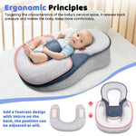 Comfort Haven | Baby Lounger with Anti-Reflux Design | Adjustable Pillow for Safe Sleep and Comfort 2