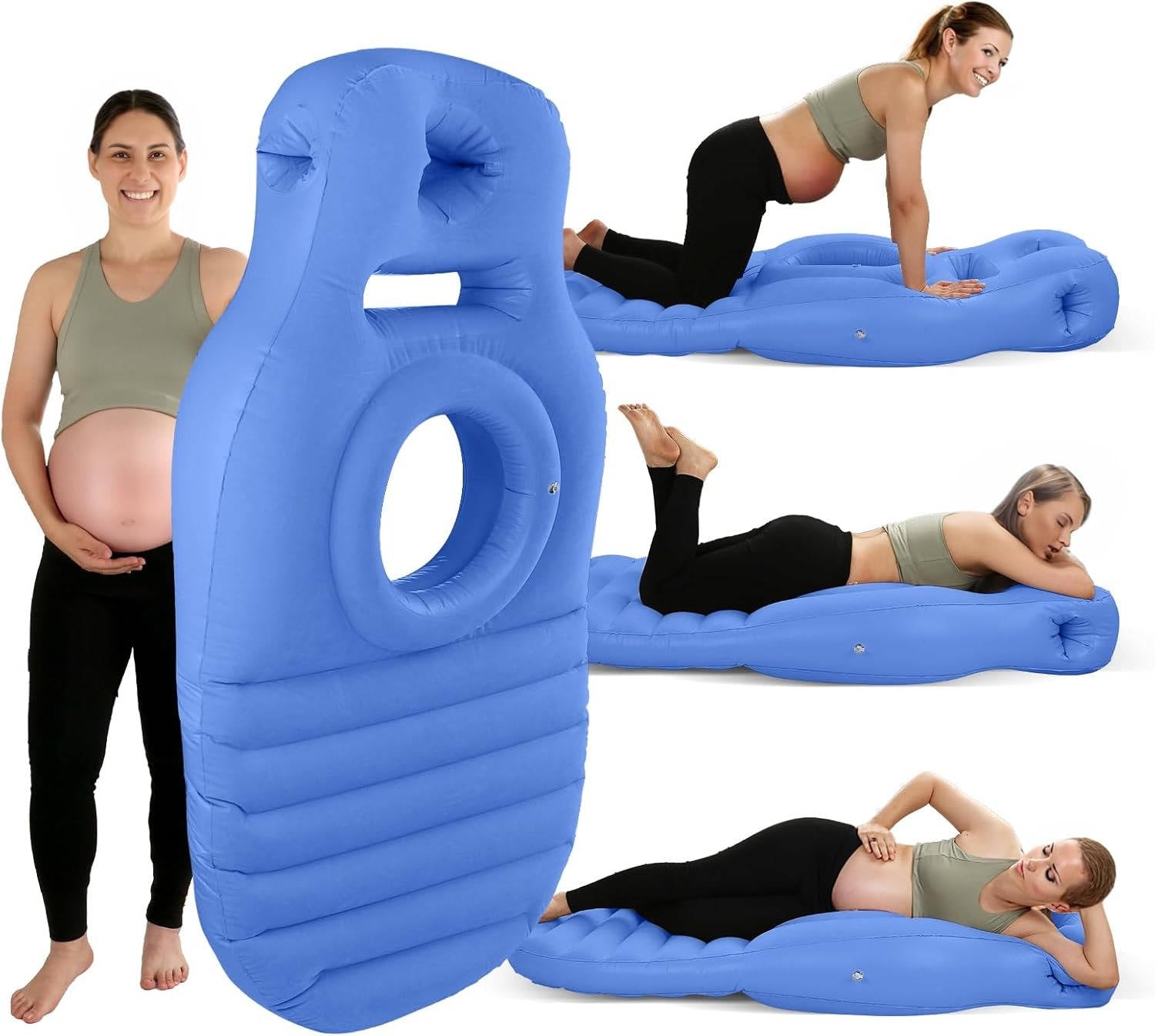 Comfort Haven | Stomach Sleeper Pregnancy Pillow with Adjustable Firmness | Versatile Support for Restful Sleep 0