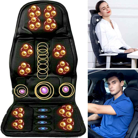 Comfort Oasis | Heated Massage Cushion with Customizable Settings | Ergonomic Design for Ultimate Relaxation 0