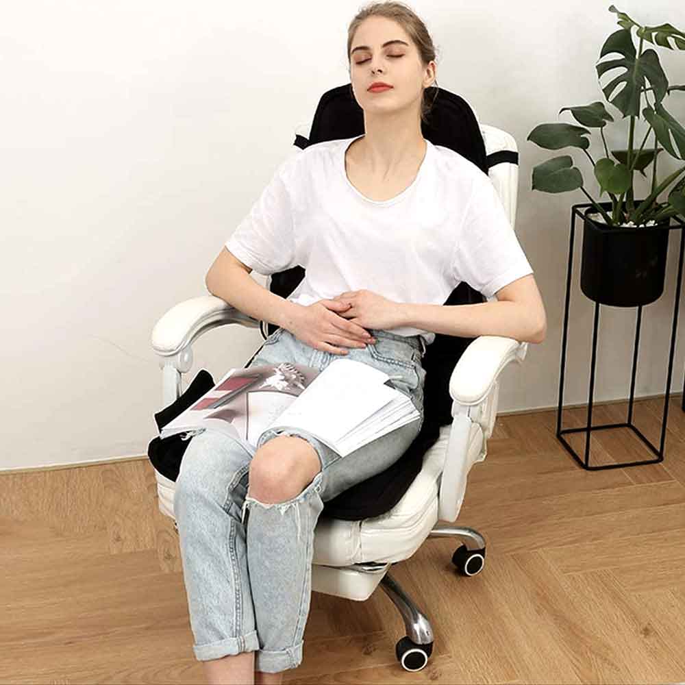 Comfort Oasis | Heated Massage Cushion with Customizable Settings | Ergonomic Design for Ultimate Relaxation 2