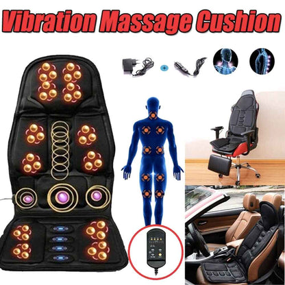 Comfort Oasis | Heated Massage Cushion with Customizable Settings | Ergonomic Design for Ultimate Relaxation 7