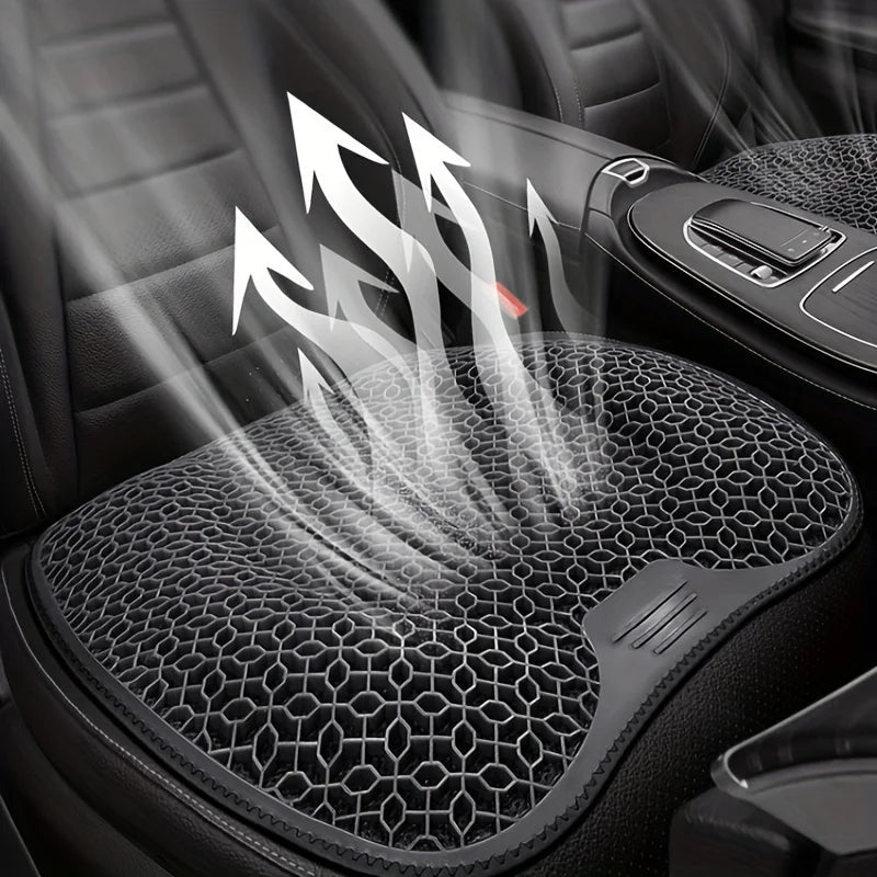 Comfort Plus | Ergonomic Gel Seat Cushion with Breathable Honeycomb Design | Soft Support for Long Sitting 4