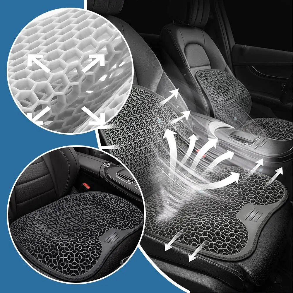 Comfort Plus | Ergonomic Gel Seat Cushion with Breathable Honeycomb Design | Soft Support for Long Sitting 5