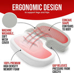 Comfort Plus | Ergonomic Memory Foam Seat Cushion with Breathable Cover | Supportive Design for All-Day Comfort 3
