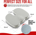 Comfort Plus | Ergonomic Memory Foam Seat Cushion with Breathable Cover | Supportive Design for All-Day Comfort 4