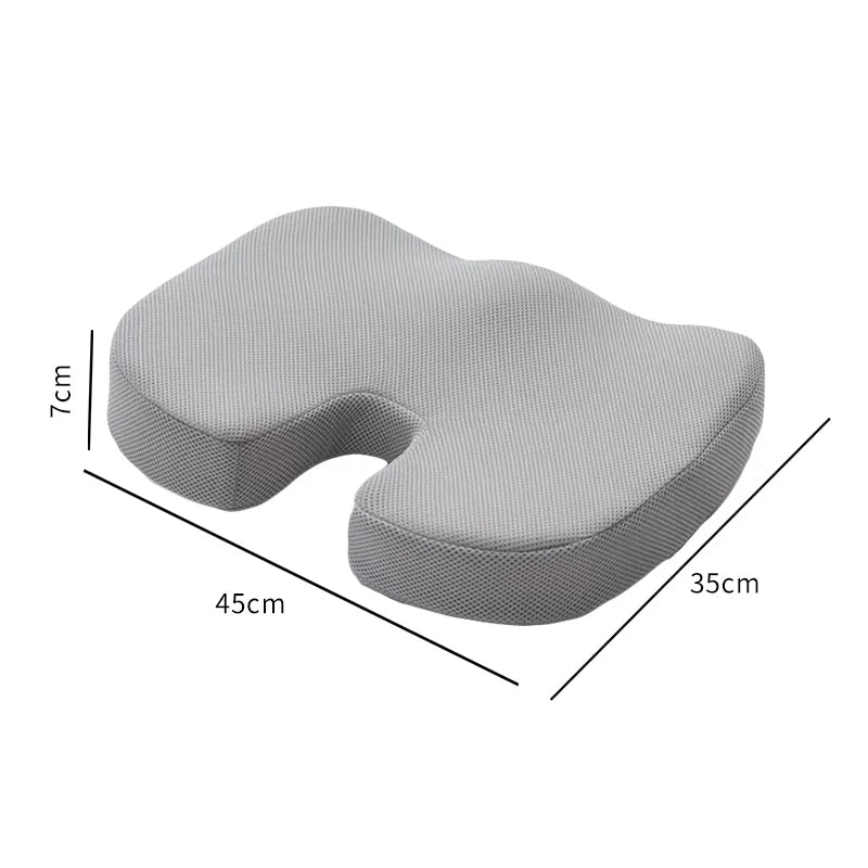 Comfort Plus | Ergonomic Memory Foam Seat Cushion with Breathable Cover | Supportive Design for All-Day Comfort 6