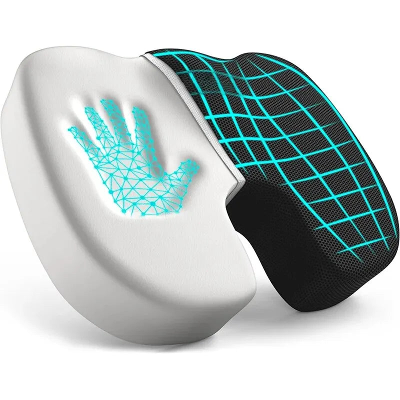 Comfort Plus | Ergonomic Memory Foam Seat Cushion with Breathable Cover | Supportive Design for All-Day Comfort 7