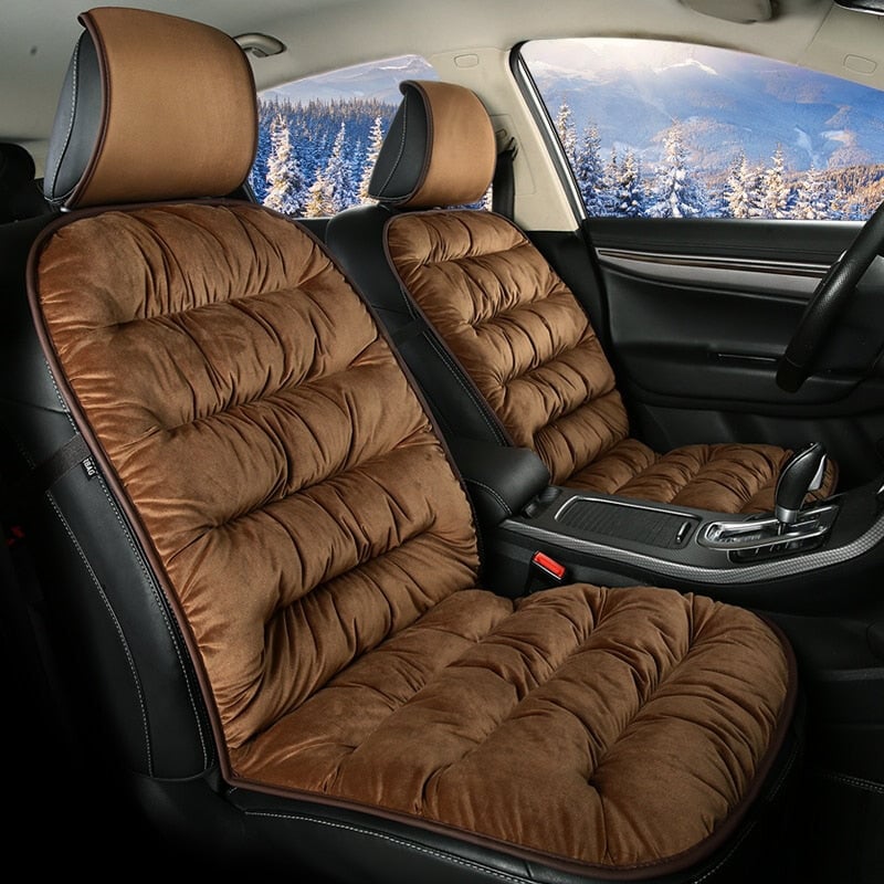 Comfort Seat Cushions | Breathable Car Seat Pad with Quilted Design | Soft Plush Cover for Ultimate Comfort 0