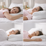 Comfort Sleep | Adaptive Memory Foam Bed Pillow with Balanced Support | Ideal for All Sleep Positions for Restful Nights 4