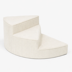 Beige-3 Steps / Left Facing