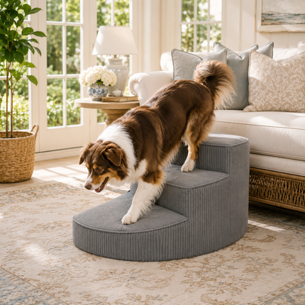 Comfort Steps | Orthopedic Dog Stairs for Bed with Non-Slip Foam Design | Safe Access Solution for Small to Medium Dogs 6