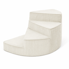 Beige-4 Steps / Left Facing