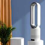Compact Air Circulator Fan | Bladeless Design with Remote Control | Quiet Operation for Home Comfort 0