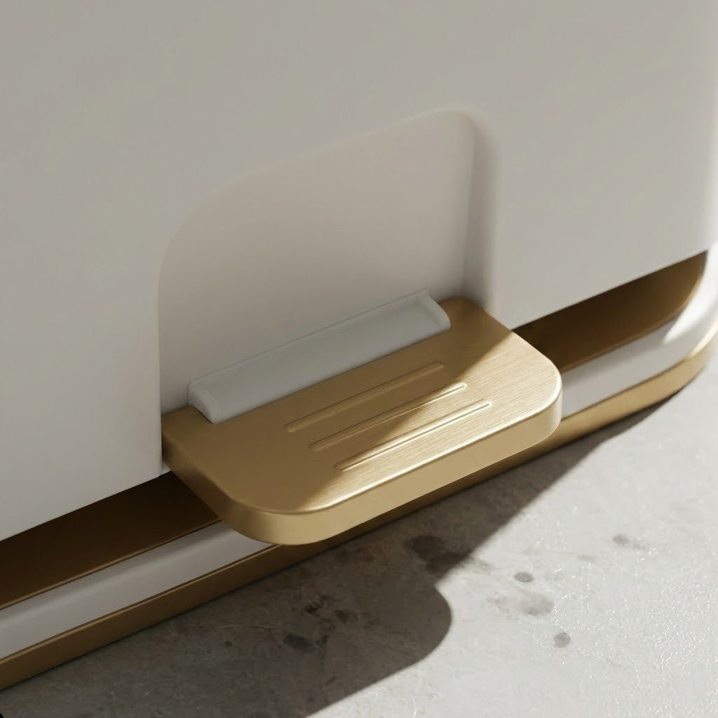 Compact Bathroom Trash Can with Odor Control Lid | Stylish Design for Fresh Spaces 4