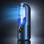 Compact Bladeless Cooling Fan | Quiet Portable Air Conditioner for Personal Comfort 4