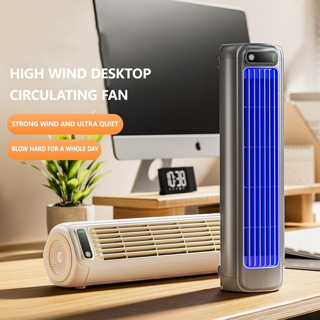 Compact Bladeless Portable Air Conditioner with Evaporative Cooling | Lightweight Mini AC Unit for Personal Comfort 1