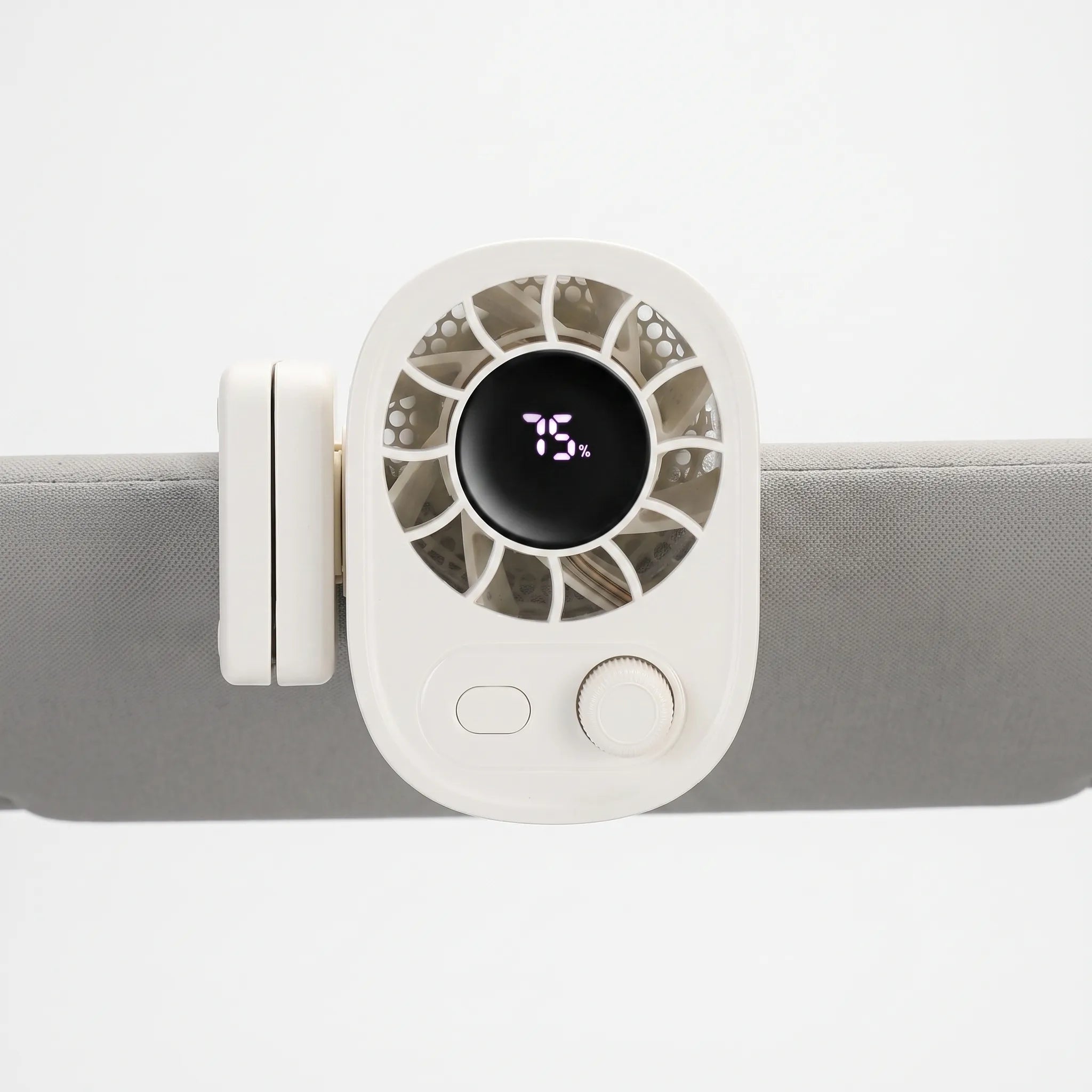 Compact Clip-On Fan | Battery Operated & USB Rechargeable | 360-Degree Rotation for Versatile Airflow 0