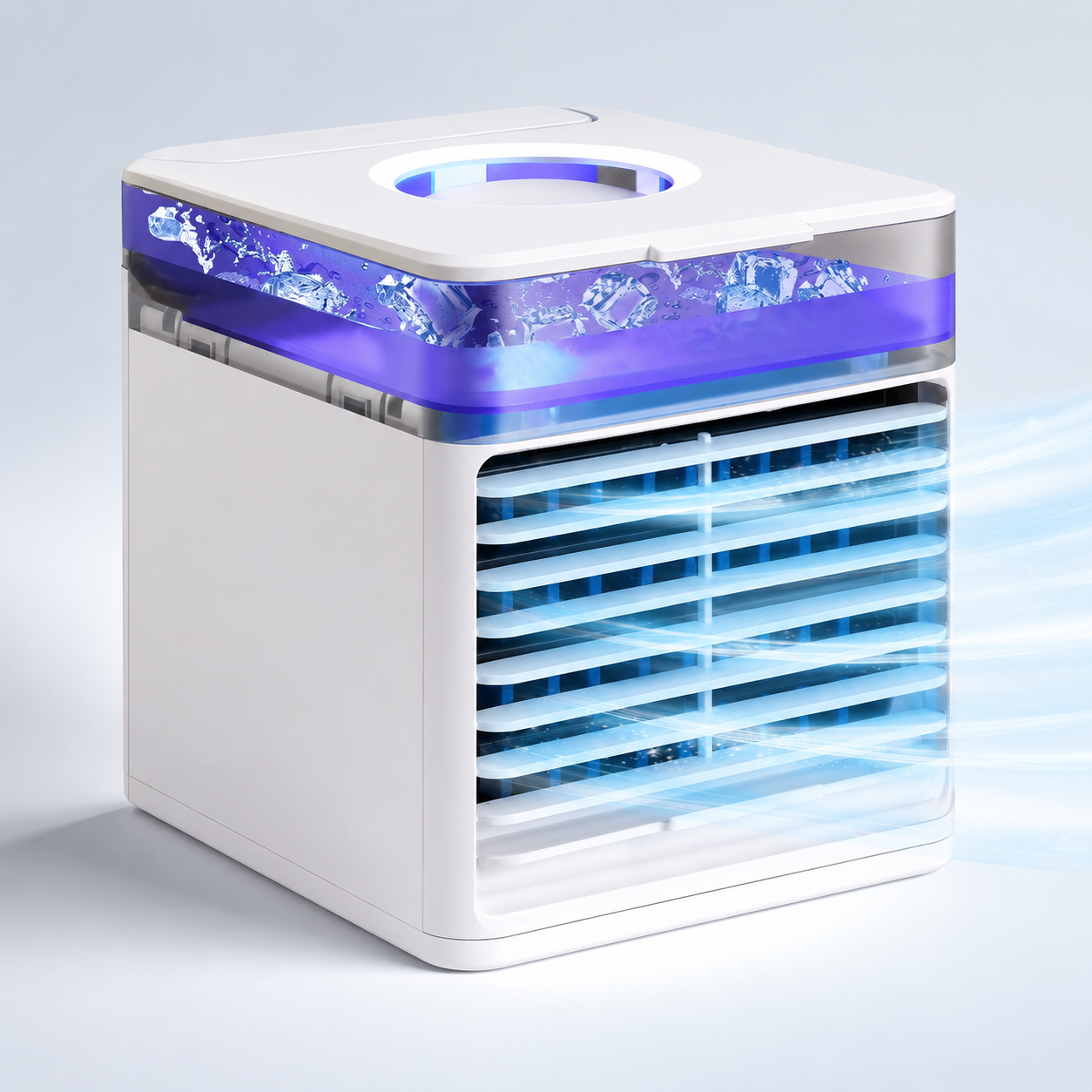 Compact Cooling Portable Air Conditioner with Humidifier Function | Versatile Desktop Fan for Personal Comfort 0