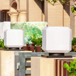 Compact Cube Outdoor Light with Solar Power | Minimalist Design for Cozy Ambiance 4