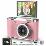 Compact Digital Camera | 48MP Point and Shoot Camera with 4K Video | Perfect for Selfies and Travel 0