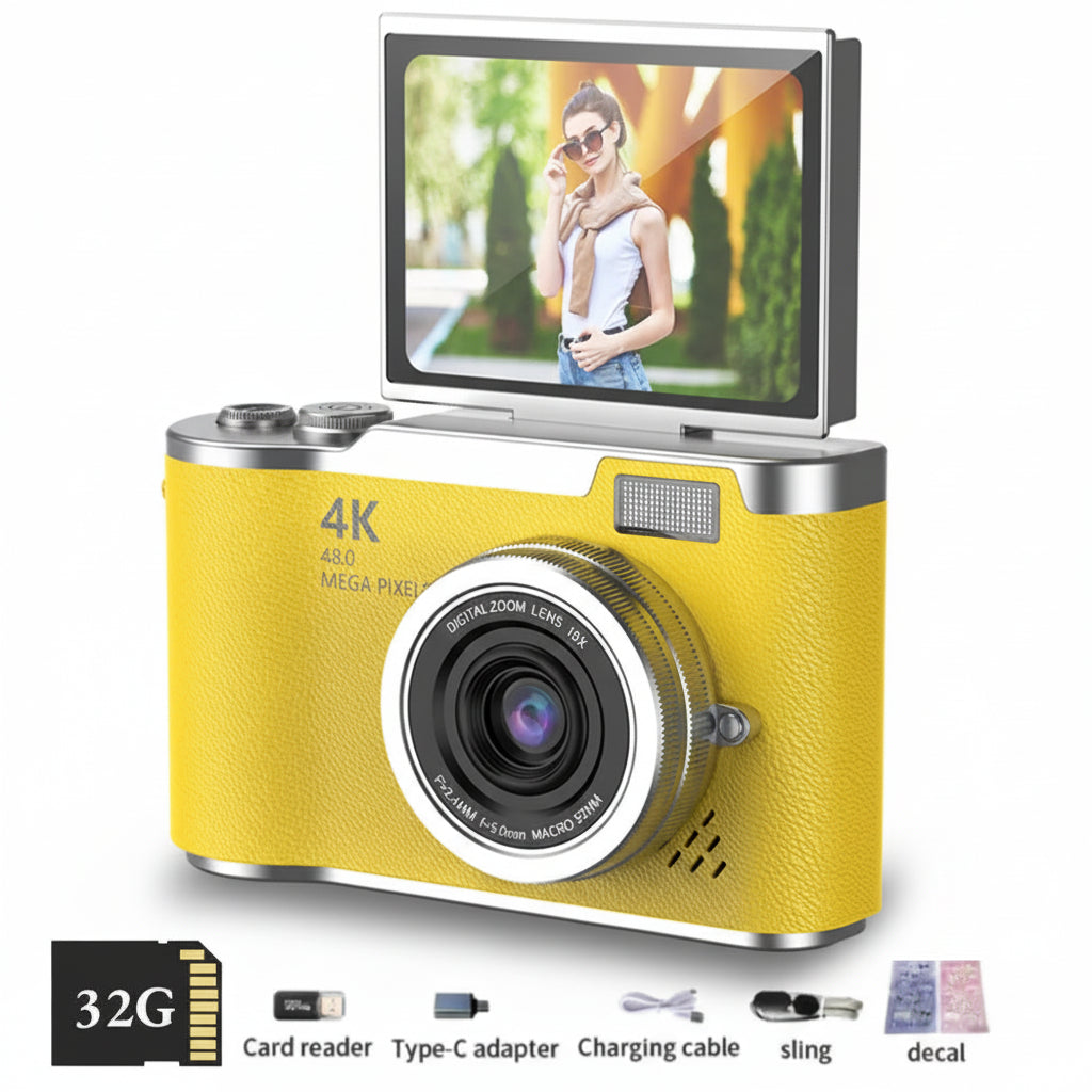 Compact Digital Camera | 48MP Point and Shoot Camera with 4K Video | Perfect for Selfies and Travel 5