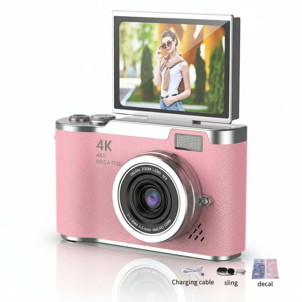 Compact Digital Camera | 48MP Point and Shoot Camera with 4K Video | Perfect for Selfies and Travel 7