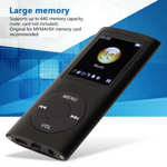 Compact High-Resolution MP3 Player with 1.8 LCD Screen | Portable Audio Companion for Superior Sound 3