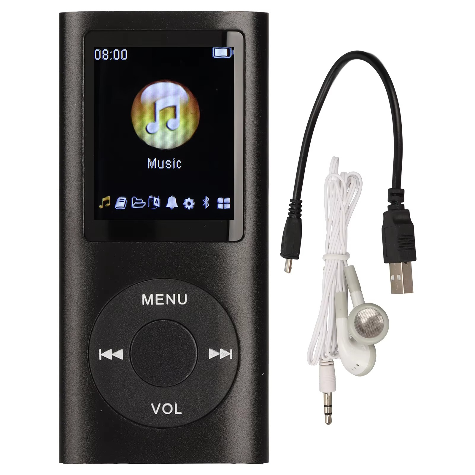 Compact High-Resolution MP3 Player with 1.8 LCD Screen | Portable Audio Companion for Superior Sound 5
