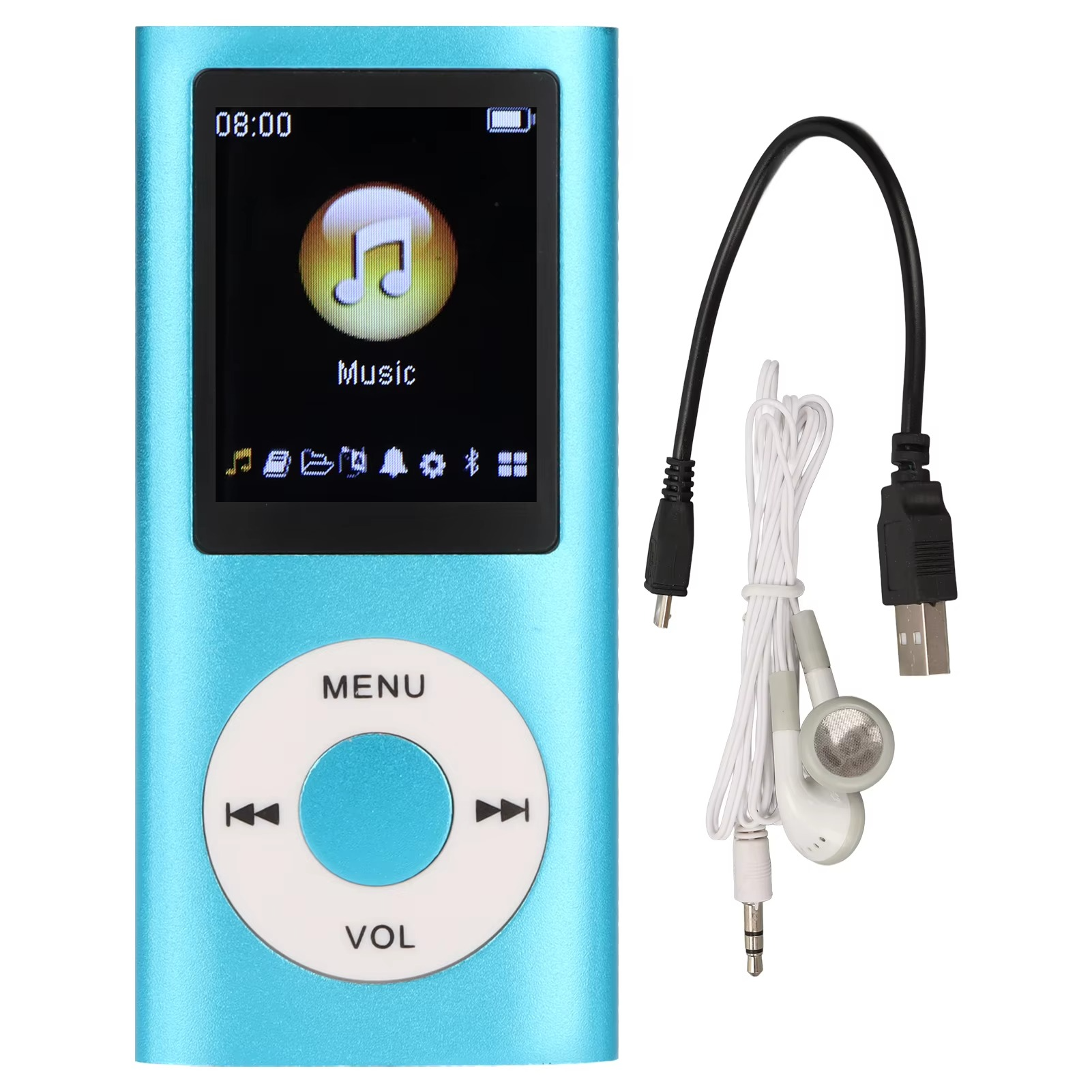 Compact High-Resolution MP3 Player with 1.8 LCD Screen | Portable Audio Companion for Superior Sound 7