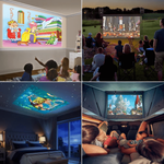Compact Mini Projector | HDMI-Compatible Home Entertainment Device with 100-Inch Display 2