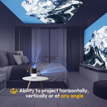 Compact Mini Projector | Portable HD Projector with WiFi & Bluetooth | Ideal for Home and Outdoor Viewing 3