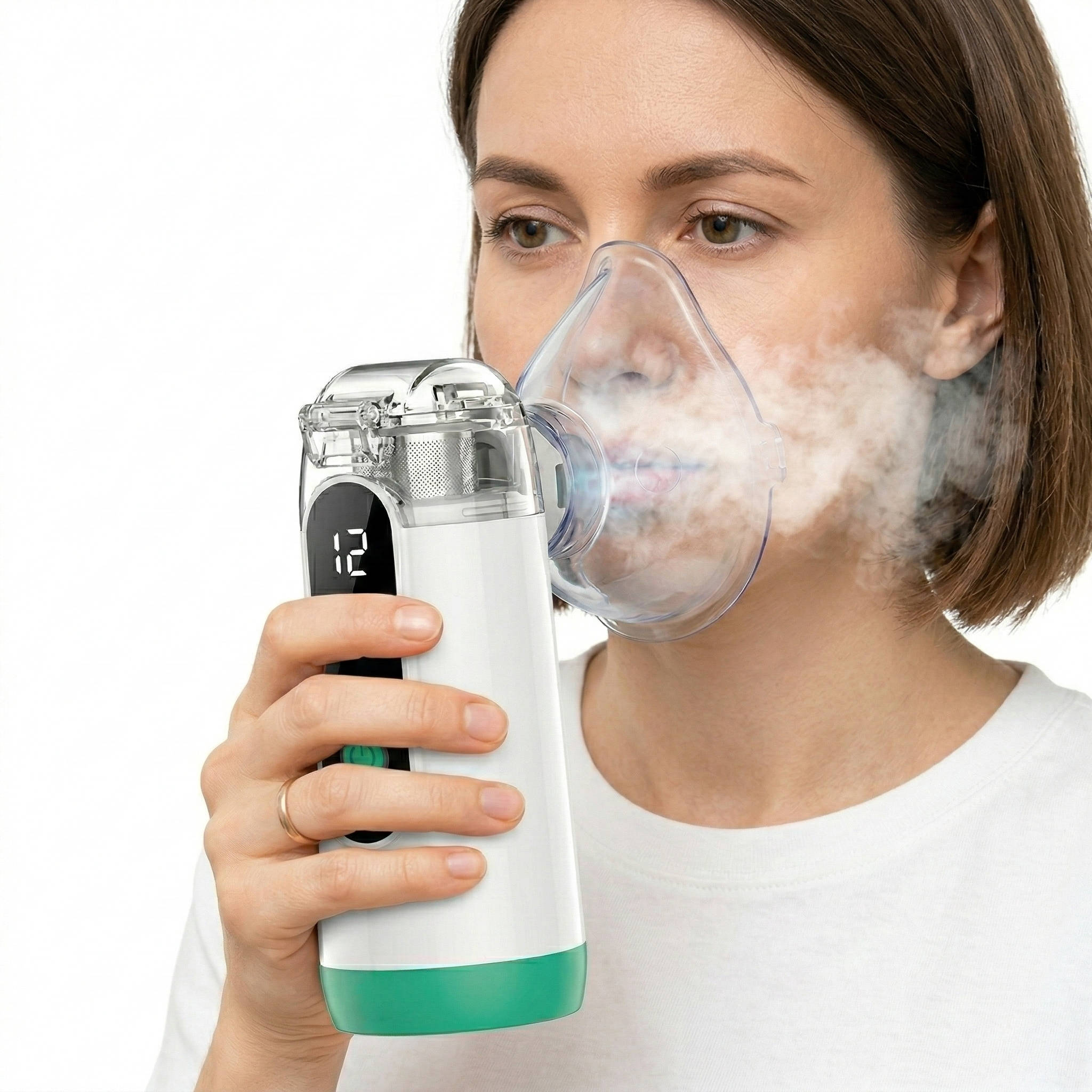 Compact Mist Inhaler | USB Rechargeable Device with Whisper-Quiet Operation | Portable Relief for Easy Breathing 0
