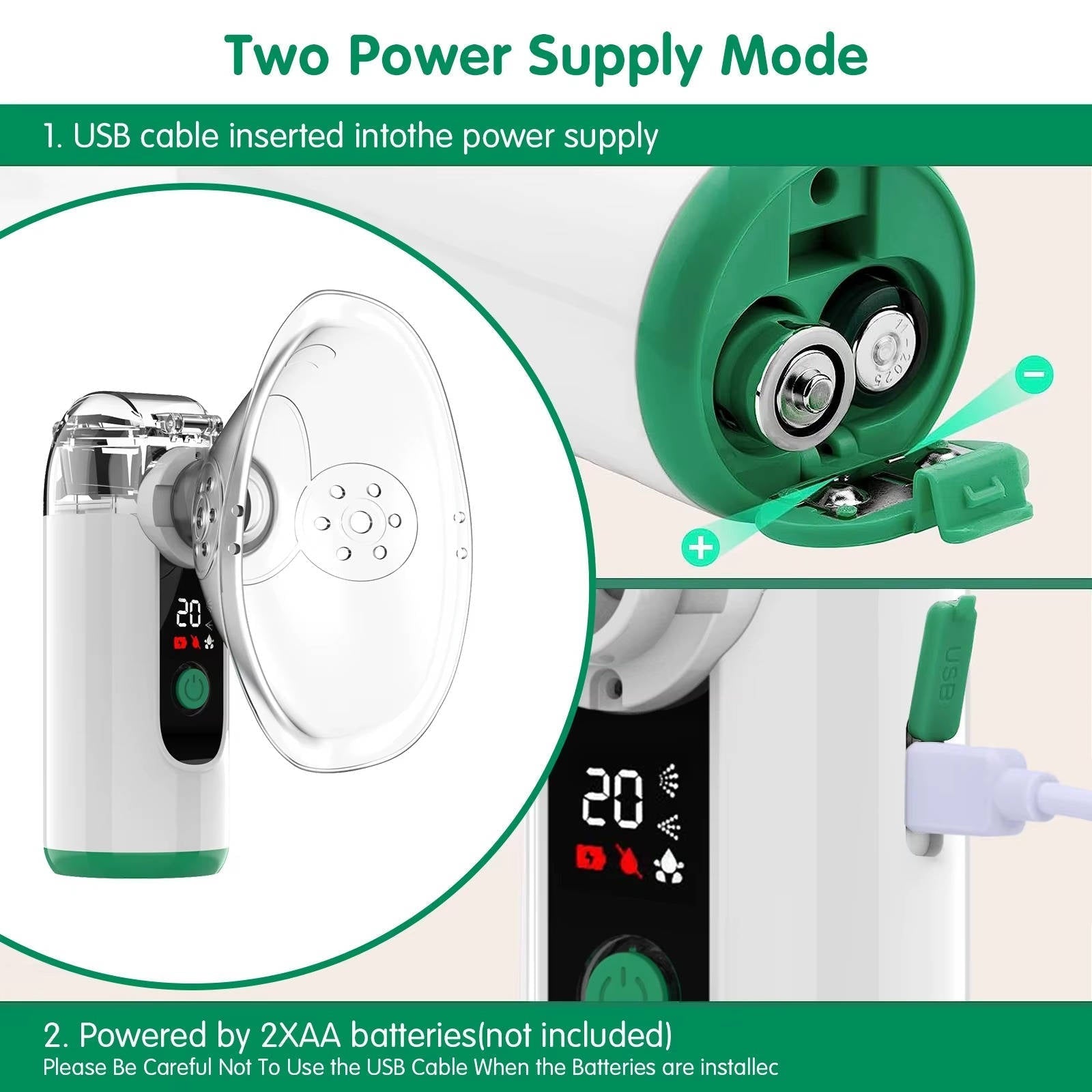 Compact Mist Inhaler | USB Rechargeable Device with Whisper-Quiet Operation | Portable Relief for Easy Breathing 4