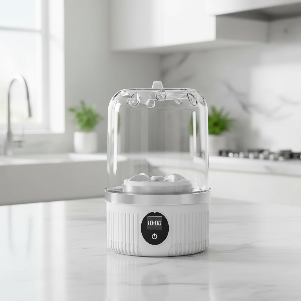 Compact Portable Washing Machine with USB Power | Mini Laundry Cleaner for Quick Garment Care 0