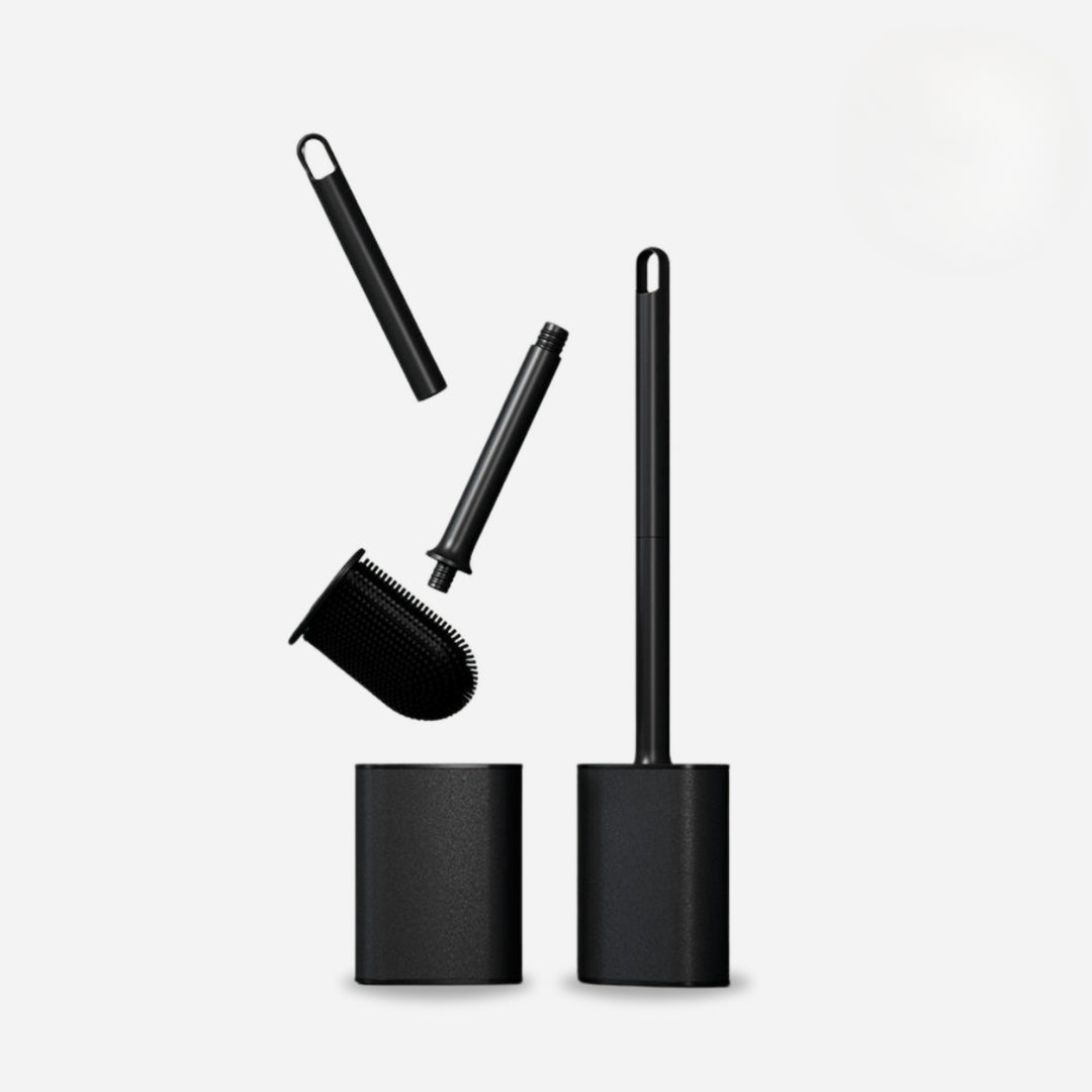 Compact Toilet Brush with Ergonomic Handle & Durable Bristles | Effective Bathroom Cleaning Tool 0