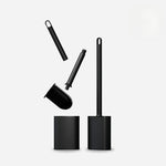 Compact Toilet Brush with Ergonomic Handle & Durable Bristles | Effective Bathroom Cleaning Tool 0