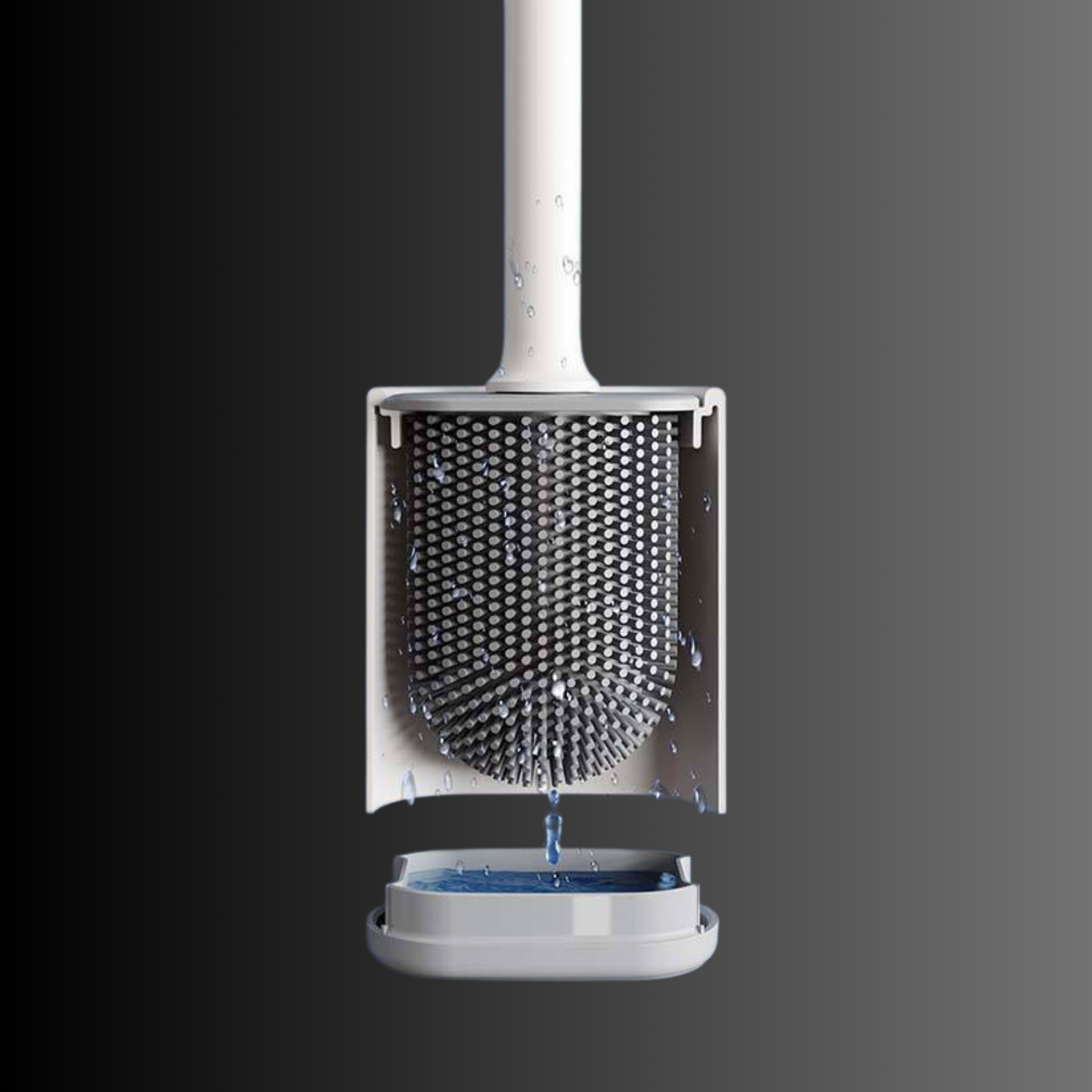 Compact Toilet Brush with Ergonomic Handle & Durable Bristles | Effective Bathroom Cleaning Tool 5