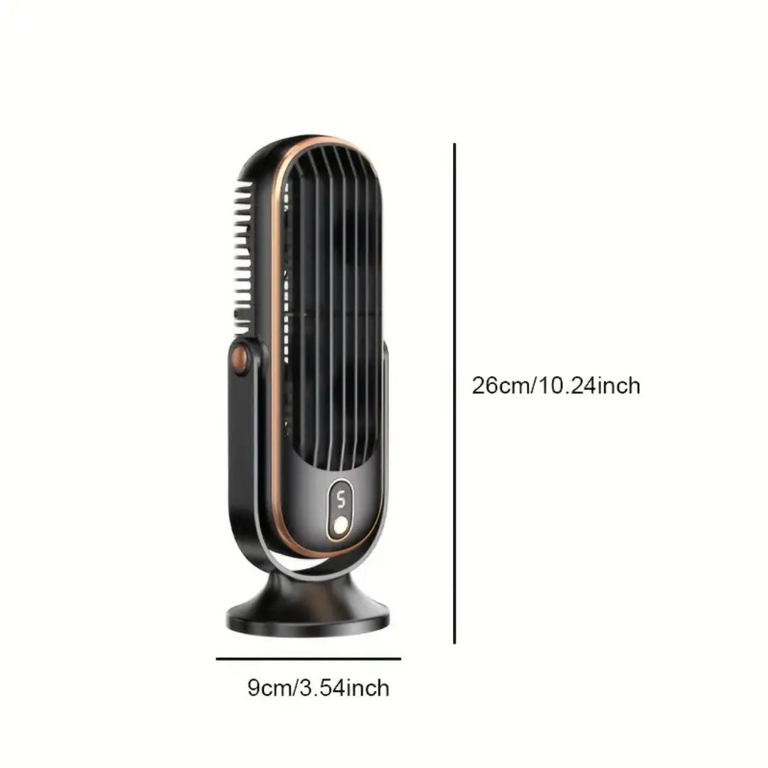 Compact USB Desk Fan | Ultra-Quiet Design with Rechargeable Battery | Perfect for Home and Office Use 5