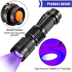 Compact UV Flashlight | LED Inspection Lamp for Stain Detection | Portable Tool for Home Cleaning 2