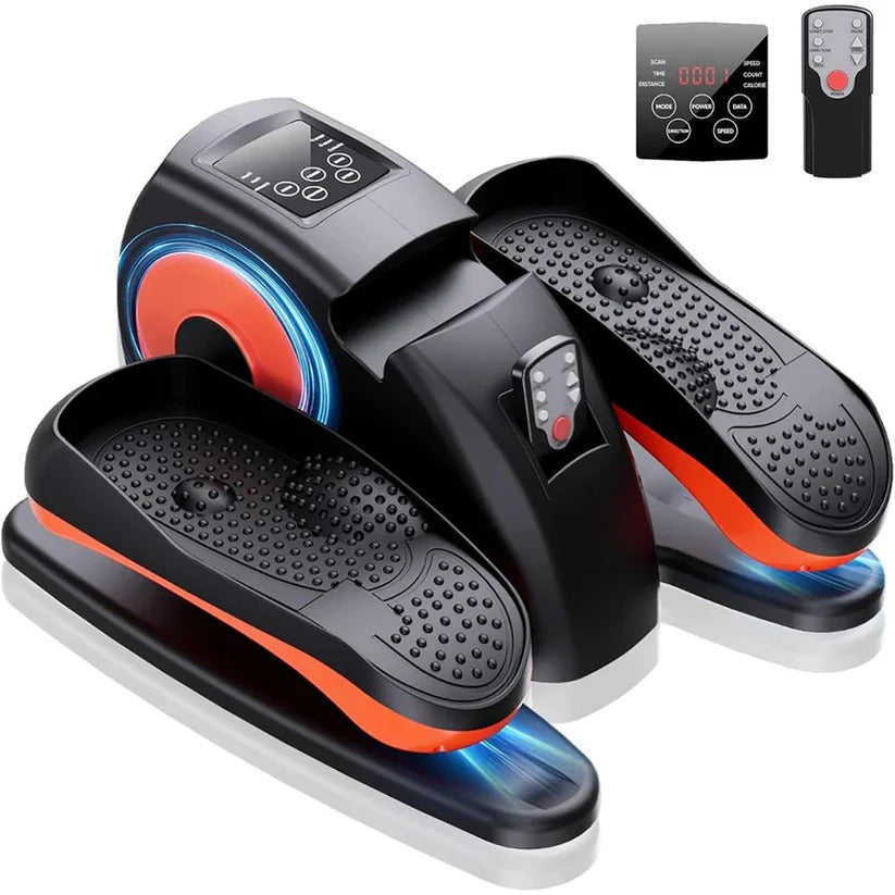 Compact Under-Desk Fitness Cycler with LCD Display & Remote Control | Ultra-Quiet Design for Active Workdays 0