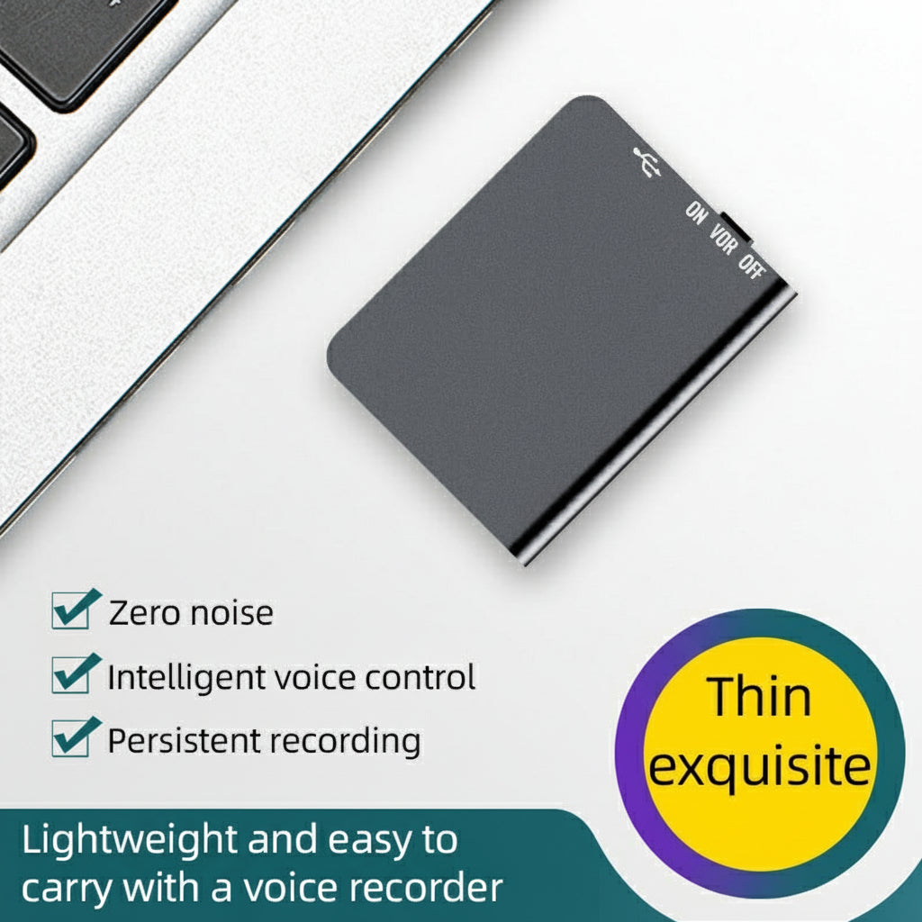 Compact Voice Recorder | Mini Audio Recorder with Sound Activation | Stealth Design for Effortless Capture 7