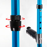 Compact Walker | Adjustable Lightweight Mobility Aid with Ergonomic Grip | Slip-Resistant Tip for Enhanced Stability 5