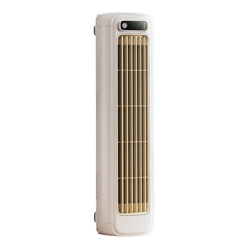Compact Wall-Mounted Cooling Fan with Rechargeable Battery for Indoor Comfort 0