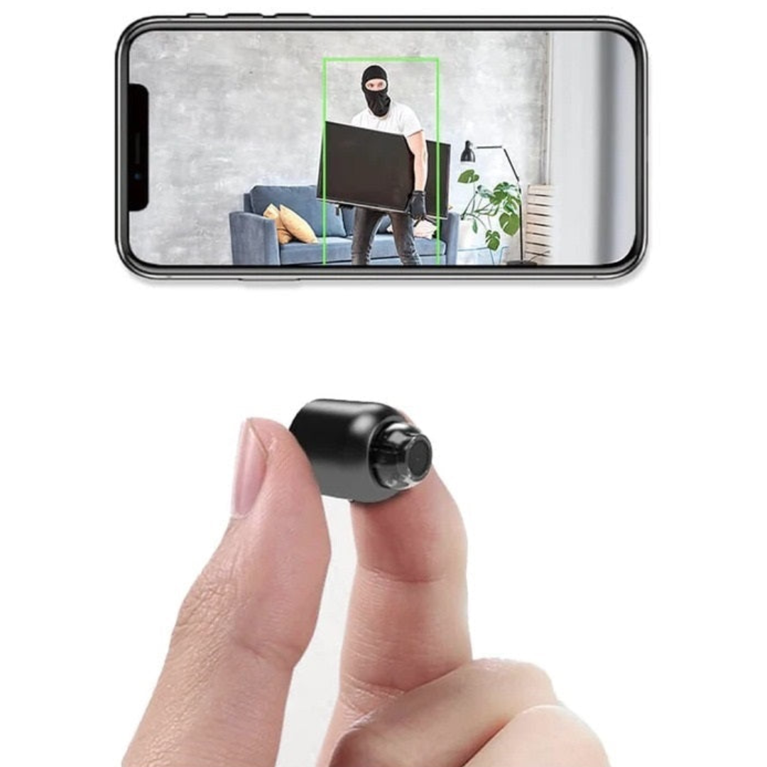Compact WiFi Security Camera | 1080P HD with Night Vision & Motion Detection | Discreet Home Monitoring Solution 0