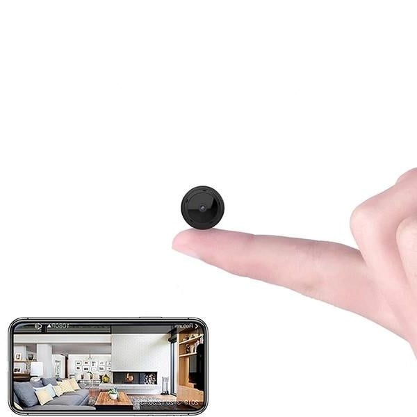 Compact WiFi Surveillance Camera with Night Vision & Motion Detection | 1080P HD Video for Enhanced Security 0